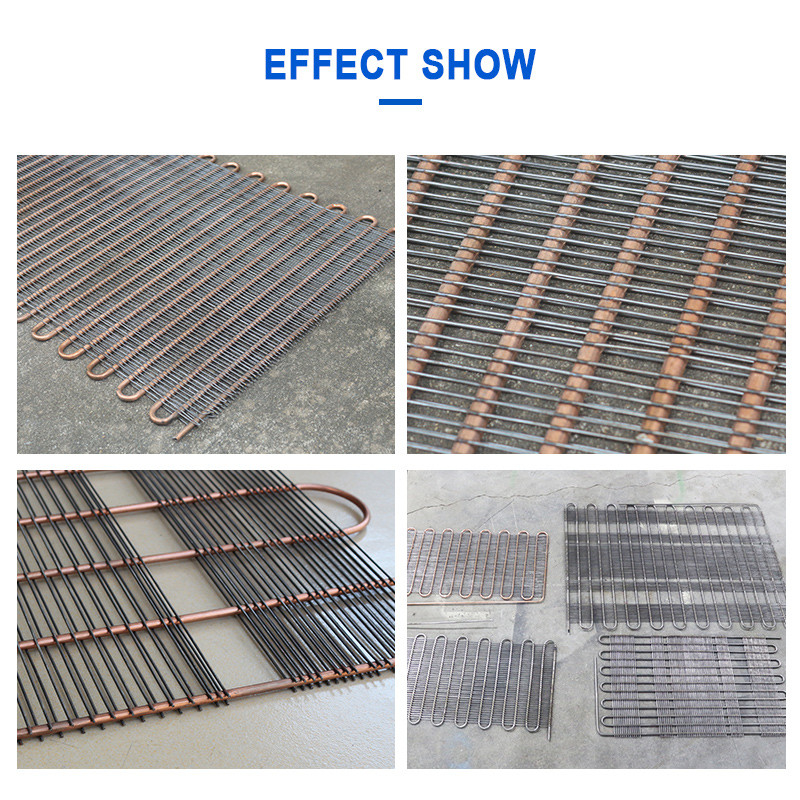 Hwashi Full Automatic Steel Wire Mesh Condensador Tubos de cobre Buddy e Máquina de Soldadura Multi-Ponto
