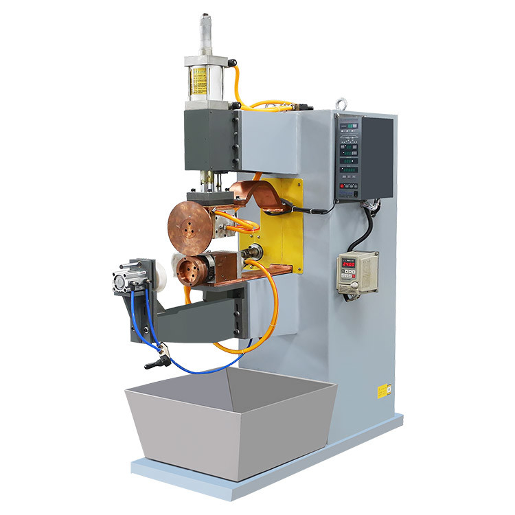 Máquina de solda de costura de cesta de fio de aço de 80KVA Manutenção fácil para solda de espessura de 2 + 2 mm