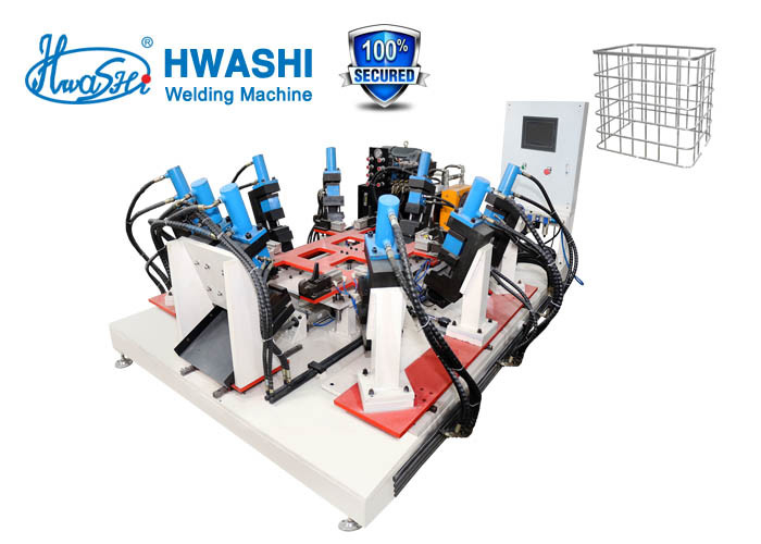Fábrica Hwashi Gradeira IBC, Linha de produção IBC Cage Frame, lBC Cage Frame Hole Making and Punching Machine