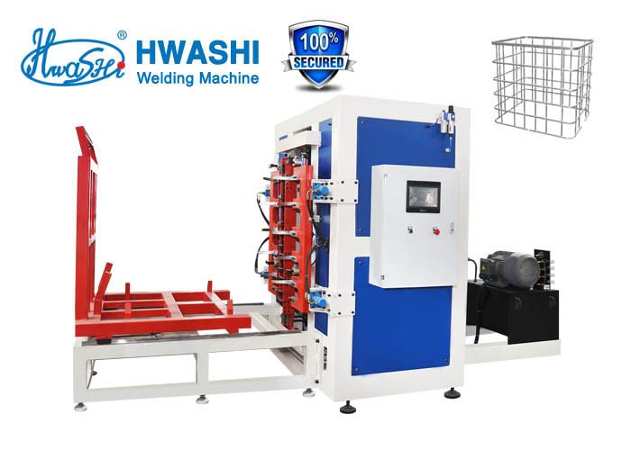 Hwashi Factory IBC Grid, IBC Cage Frame Production Line, IBC Cage Frame Locking Machine