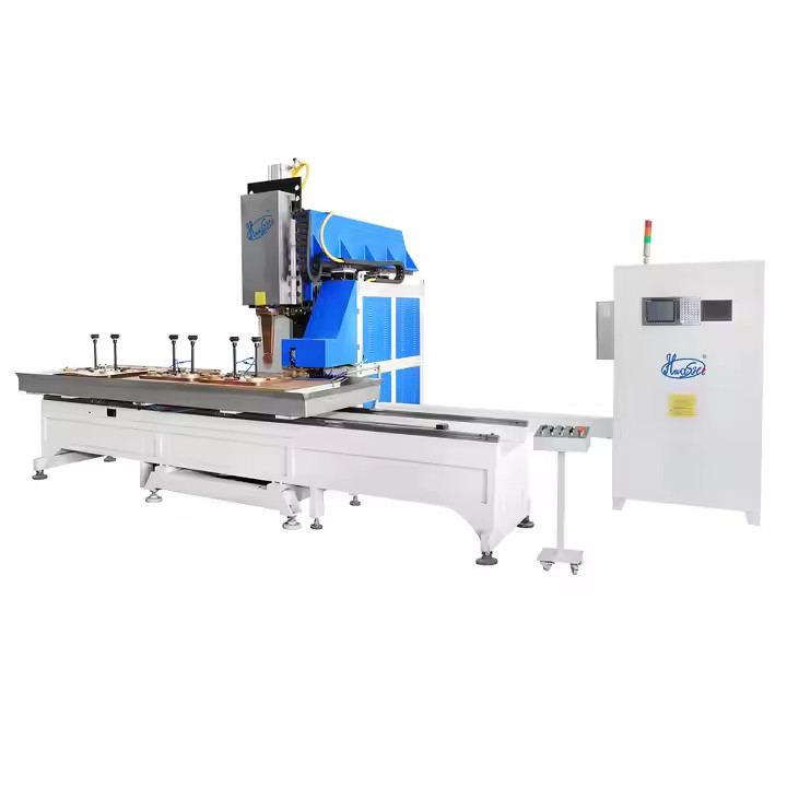 HWASHI 160KVA Máquina automática de solda de costura rolante automática CNC de lavatório de cozinha