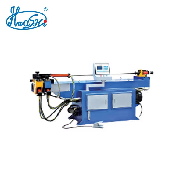 Hwashi IBC Tanque Caixa tubular de aço inoxidável Máquina de dobra de tubos hidráulicos de cabeça única