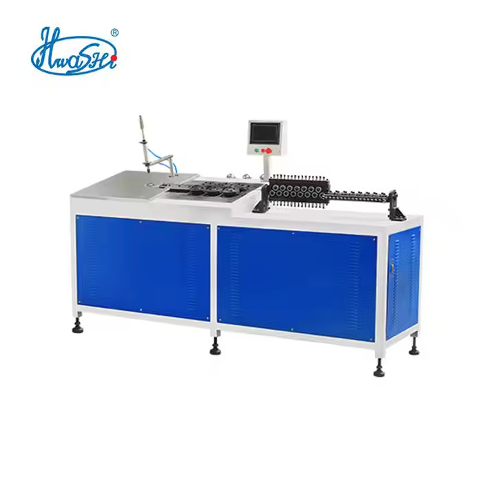 Tipo de dobra hidráulico de solda do PLC da máquina de dobra do 2D fio da linha central do CNC 3 de HWASHI