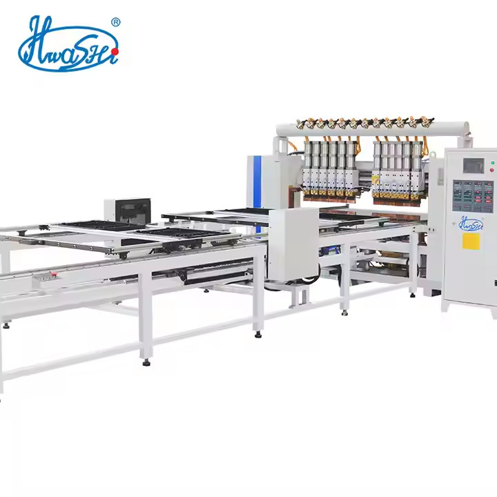 HWASHI Linha de fabricação de máquina de soldagem automática de malha de arame elétrico