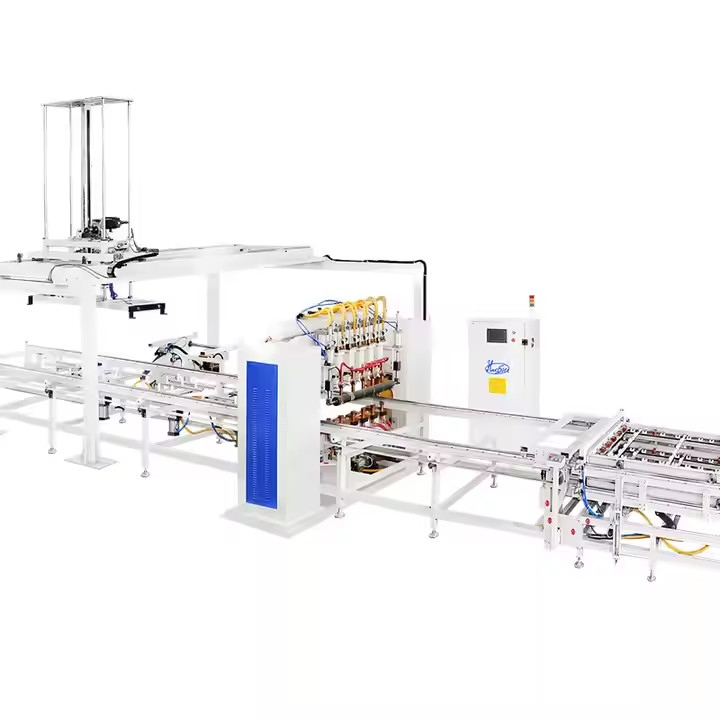 Máquina de soldadura automática da linha de produção IBC, Máquina de soldadura da grade IBC, Máquina de bloqueio
