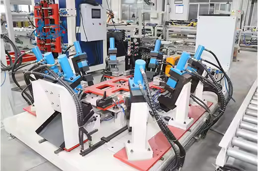 Máquina de soldadura automática da linha de produção IBC, Máquina de soldadura da grade IBC, Máquina de bloqueio
