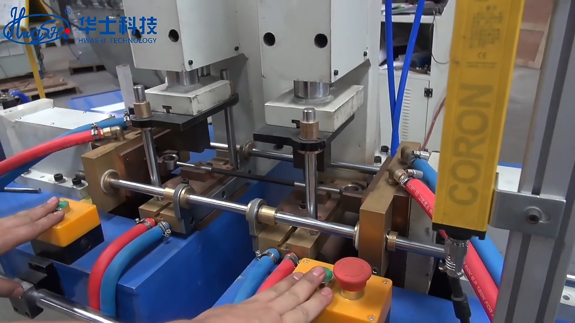Produção em massa na China Máquina de Soldadura de Cabeça de Arame de Aço Vende-se como bolos quentes