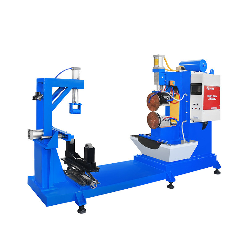 Hwashi WL-SF-1O0K Máquina de soldadura de costura rolante de lavatório de cozinha de aço inoxidável semiautomática manual