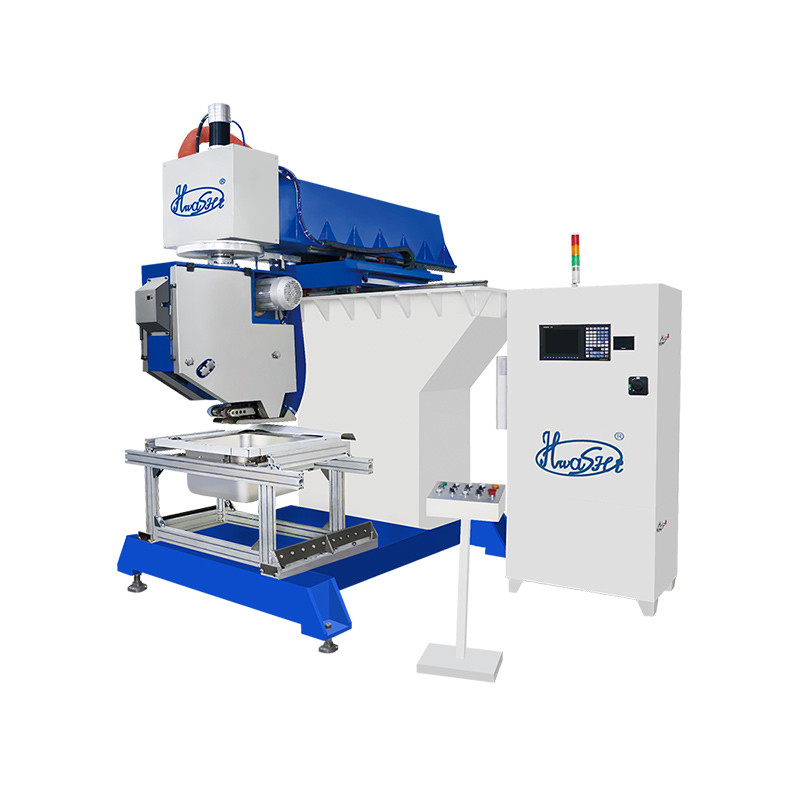 Hwashi Wl-at-Pm1200 Máquina de trituração automática de rodas de rolamento de sumidouro, linha de produção de solda de tanques de água