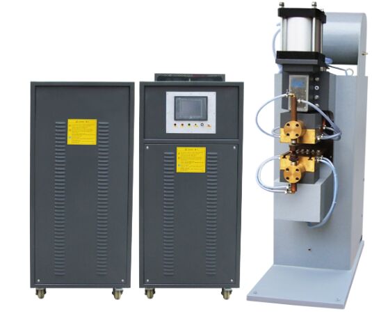 Máquina de Solda por Ponto Inversora de Média Frequência Tipo Vertical HWASHI WL-MF-250K com Tecnologia de 1000Hz para Soldagem Consistente de Chapas Metálicas