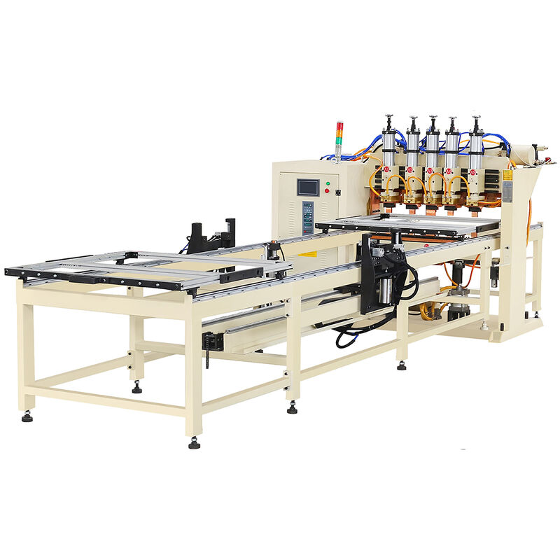 Sistema de alimentação em corrente contínua MF de três fases para máquina de soldadura de malha de arame com largura efetiva de soldadura de 1200 mm e comprimento efetivo de soldadura de 3000 mm