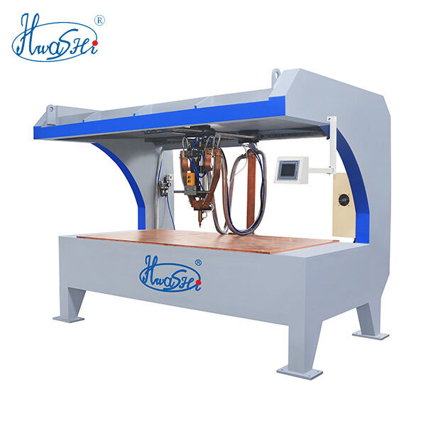 Máquina de soldadura por ponto de mesa com controlador de tela sensível ao toque inteligente para espessura de soldadura de 3,0+3,0 mm e compatibilidade de dobra de precisão