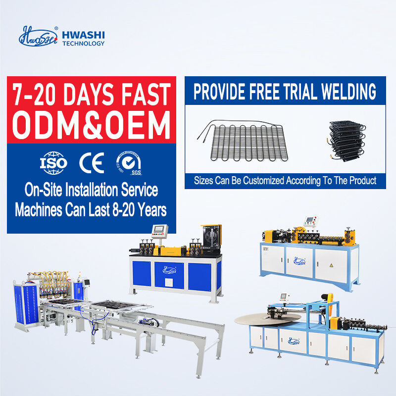 Hwashi Automatic High Speed PLC Control Multiple Head Wire Mesh Spot Welding Machine for Wire Baskets
