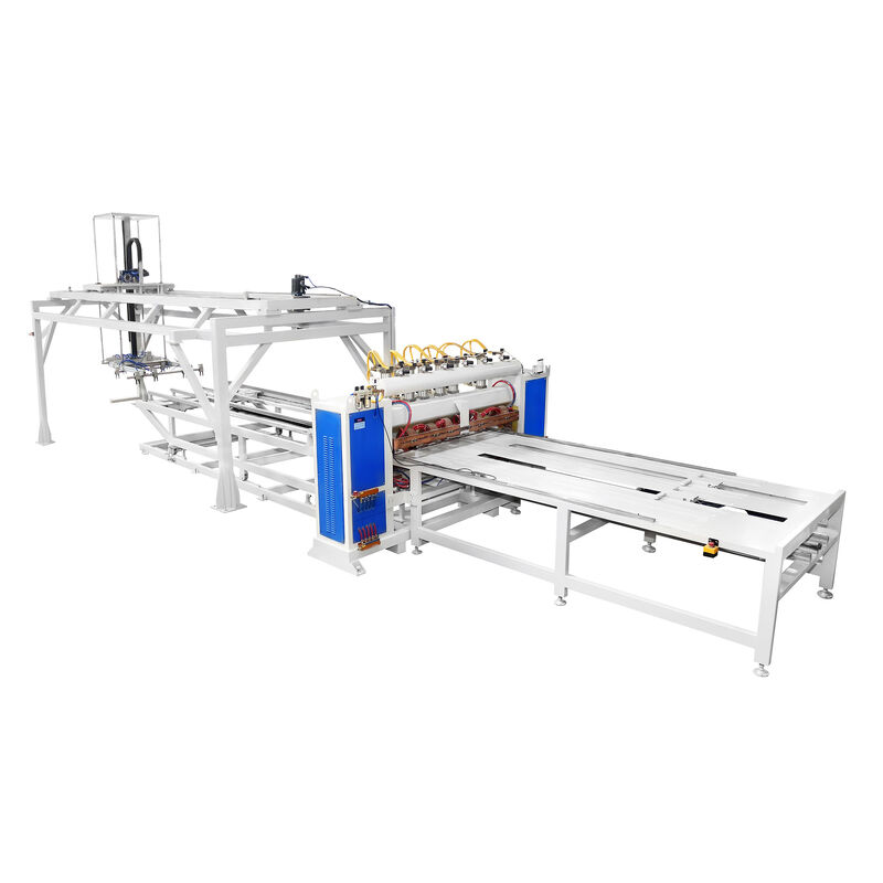 Máquina automática de soldadura por condensador de alta velocidade com largura efetiva ajustável e fonte de alimentação MFDC para linha de produção de condensadores de tubos de arame
