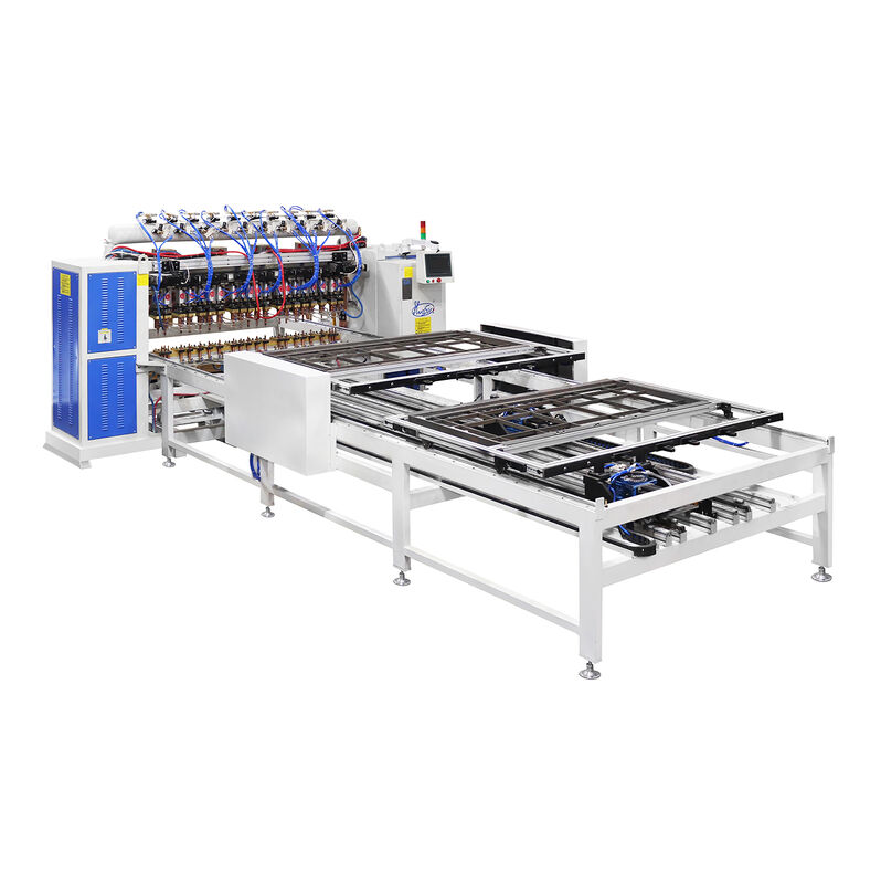Soldador de ponto multiponto Hwashi 160kVA X2 com espessura máxima de soldagem de 2 + 2 mm e braço móvel automático