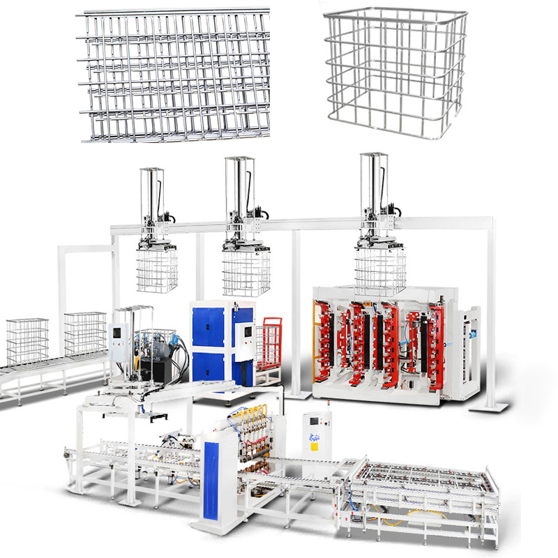 Estação de Soldagem Pneumática para Estrutura Tubular de IBC de Gama Média 65 Pontos/Min 45-55 Estruturas por Turno Preço Competitivo