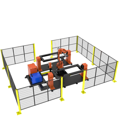 CO2 MIG MAG TIG Automatic Welding Robot Panasonic da linha central de HWASHI 6 com sistema de alimentação do fio