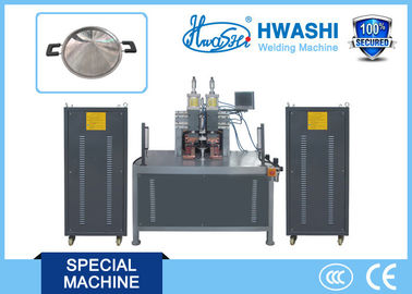 O CE de Hwashi CCC/qualificou o tipo horizontal máquina de soldadura de aço inoxidável da orelha do potenciômetro com uma garantia do ano