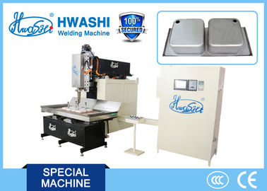 Hwashi uma da emenda automática do CNC da C.A. da garantia 9.5V do ano máquina de soldadura de aço inoxidável para o dissipador de /Restaurant do hotel