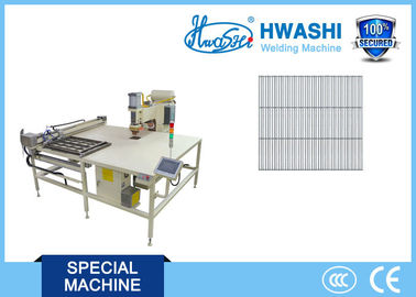 Hwashi fonte de energia trifásica soldada automática do alimentador da linha central da máquina X Y da rede de arame de 12 volts