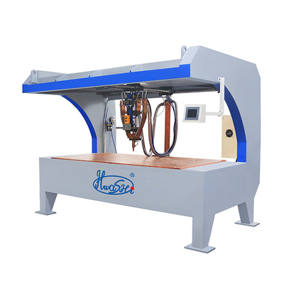 Máquina de soldadura de folha de metal Hwashi Stiffener Soldadora de ponto Soldadora automática 2500KG