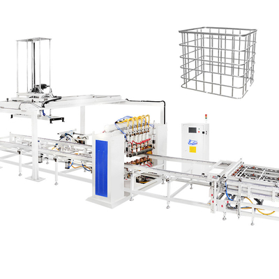 Container a granel IBC Cage Tanque Frame Linha de produção Máquina de equipamento de solda