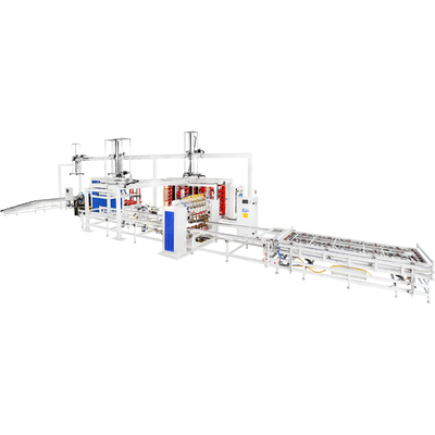 Máquina de solda automática Hwashi para tanque de água IBC 1000L Estrutura tubular de jaula de aço inoxidável