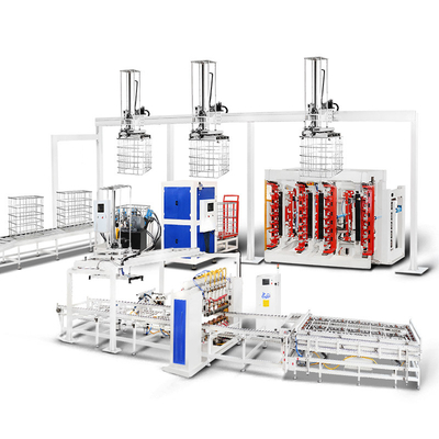 Máquina automática de soldagem de grelha IBC para linha de produção de molduras de gaiolas IBC