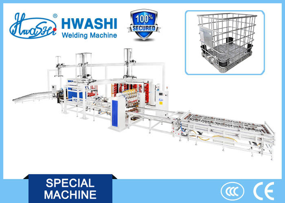 Fábrica IBC Grid IBC Cage Frame Machinery Bulk Welding Container Linha de produção automática