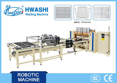 Máquina de soldadura da prateleira do fio de aço, máquina de soldadura automática completa do ponto da cremalheira do forno