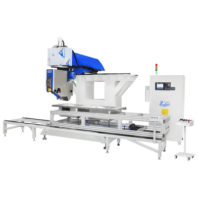 HWASHI Laveira de aço inoxidável R Laveira de canto Máquina de polir automática 1m3/h Consumo de gás