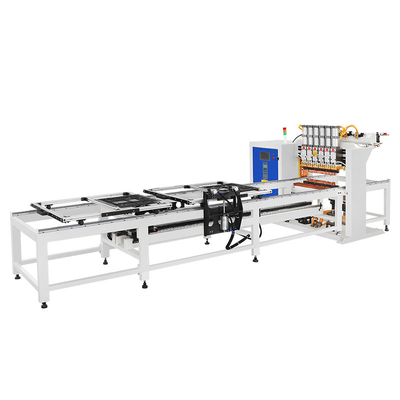 HWASHI Automático de resistência elétrica de malha de arame soldado painel gaiola de soldagem linha de fabricação de máquina para malha de arame soldado