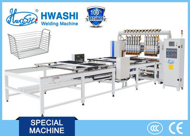 Máquina de soldadura da cesta de fio da cozinha de Hwashi, máquina de soldadura soldada automática da rede de arame