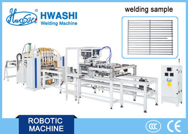 Máquina de soldadura do ponto do CNC, soldador automático da C.C. da rede de arame da grade da cremalheira do forno