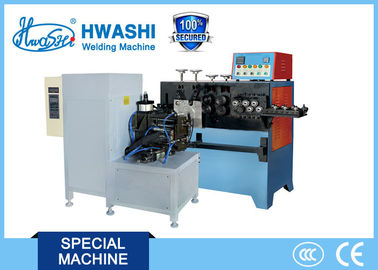 Equipamento automático da fatura do anel do fio de aço de HWASHI e de soldadura da extremidade