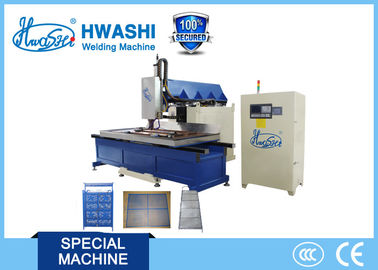 Máquina de soldadura automática do CNC para soldar o quadro e a rede de arame quadrados da tubulação