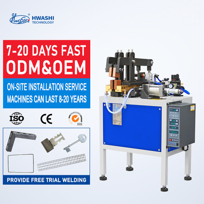 C.A. 380V 50KVA de Rod Flash Butt Welding Machine do fio da barra de aço de Hwashi para fios de metal