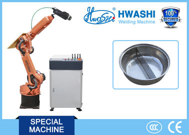 Robôs de soldadura do laser para Hotpot dividido, seis máquinas do robô de soldadura do laser da linha central