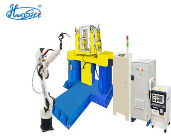 CNC robótico da máquina de soldadura do ponto de 360°Rotation Hwashi com servo motor 3400W