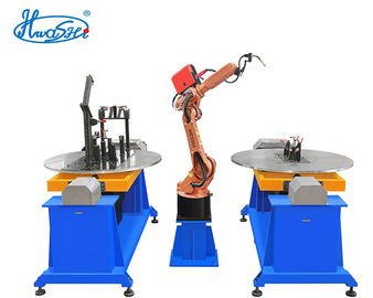 Linha central industrial dos robôs de soldadura 6 da corrente alternada automática todo o freio conduzido eixo