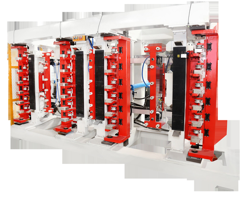 Grade IBC da fábrica Hwashi, linha de produção de estrutura de gaiola IBC, máquina de dobra de rede tubular de estação dupla