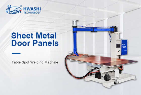 HWASHI flexível braço de manivela folha de metal painel de porta tipo C braço de manivela mesa ponto de solda máquina folha de metal ponto soldador