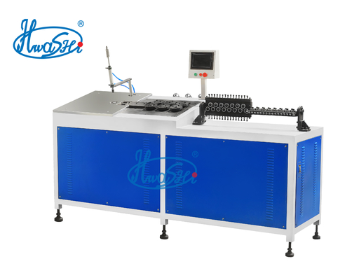Hwashi CNC 3 eixos 2D máquina de dobragem de fio e máquina de soldadura de traseira