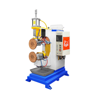 HWASHI Roller Spot Welder Ventilação de dutos Manual Lata de lata de costura lateral Máquina de soldagem de rol para rol Banner Welder