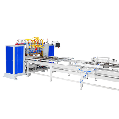 Máquina de linha de produção de condensador de tubo de arame para geladeira, máquina de solda e dobra