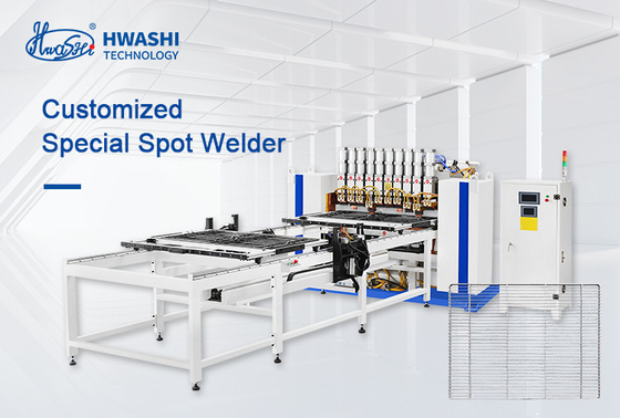 Hwashi Swinq BaseWire Frame Welding Machine Máquina de soldadura de linha de arame de ferro