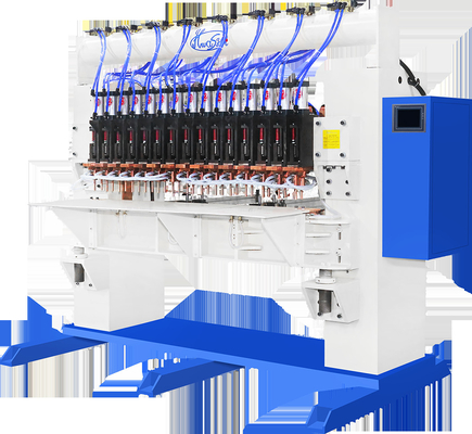 HWASHI Soldadura automática de pontos de endurecedores em prateleiras, máquina de soldadura automática de resistência