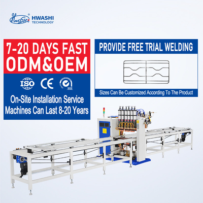 Máquina automática de soldagem de malha de revestimento CNC Máquina de soldagem de malha de arame fabricando soldagem de pontos Equipamento de produção industrial Caixa Malha de arame soltada