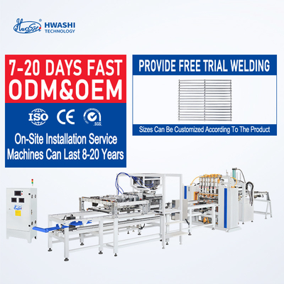 Máquina de Soldadura Hwashi: Basewire Frame & Iron Wire Row Welding Excellence