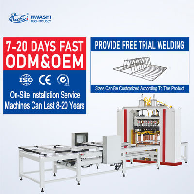 Máquina de Solda Automática para Malha de Arame com 1 Ano de Garantia, Velocidade Máxima de Fiação de 200mm/s e Dobra de Cabo de Arame 2D